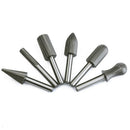6PCS Bearing Steel Rotary File Cutter 1/4" Shank Engraving Grinding Drill Bits