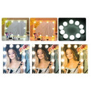 Hollywood Style LED Mirror Light Makeup Mirror USB Cosmetic Make Up Lamp 10 N2V9