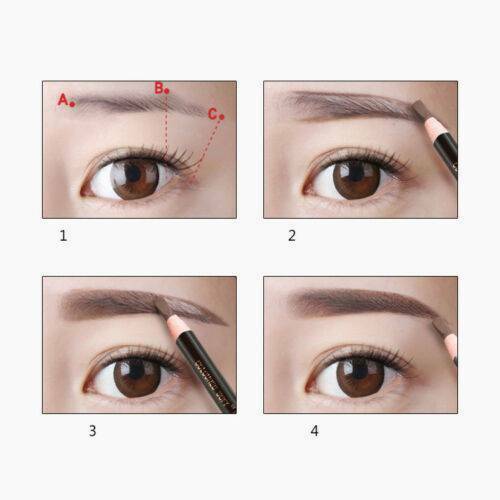 4pcs/set Microblading Tattoo Eyebrow Pencil Long Lasting Eye Brow Makeup Pencil