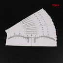 10x Tattoo Accesories Disposable Microblading Makeup Brow Eyebrow Guide Ruler ï¼D