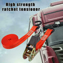 500cm Heavy Duty Ratchet Straps Tie Down Cargo Luggage UK Van P2N6