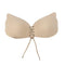Sexy Wireless Push Up Invisible Bras Women Adhesive Fly Bra (Dot Beige C) A