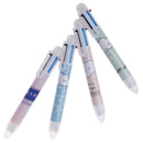 6 in 1 Ballpoint Pen Multicolor Press Ball Pen Office School Stationery Suppli3C