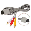 Audio Video AV Composite 3RCA Cable Cord Lead For Wii I6K3 Console.UK A4T5 N6M5