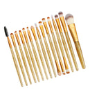 15Pcs Professional Makeup Brushes Set Make up Cosmetic Brush Tools kit Golden