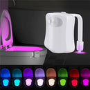 Motion Sensor LED Toilet Night Light, Light Detection Motion Activated Toilet