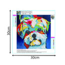Diamond Painting Dog Color 5d Rhinestone Paintings Diamond Painting Q7B3