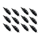 Black Leaf Plant Hair Clips Felt Handmade Hair Accessories for Women Kids G