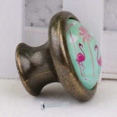 10pcs Flamingo Door Drawer Pull Knob Cupboard Closet Handles Holder 35x25mm