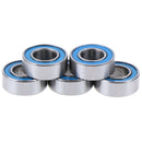 5Pcs Blue 4*8*3mm MR84RS MR84-2RS 4x8x3mm rubber sealed ball beari ME