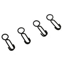 25pcs Carp Fishing Hooklink Quick Link Clips Round Head Snap Safty Connector