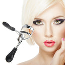 Portable Women Makeup Eyelash Curler Curling with Black Grip Eyebrow Clip A