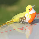 1pc mini decorative cute toys artificial foam feather mini birds craft birds zJR