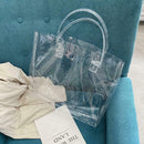Summer Beach Totes PVC Transparent Women Shopping Bags Shoulder Handbags SN9F