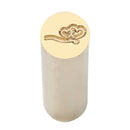 DIY Heart Cylindrical Seal Stamp Scrapbooking Sealing Wax Stamp (07)(S) A