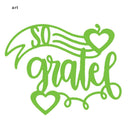 Art Word Metal Embossing Cutting Dies Stencils DIY Scrapbooking Craft Decor