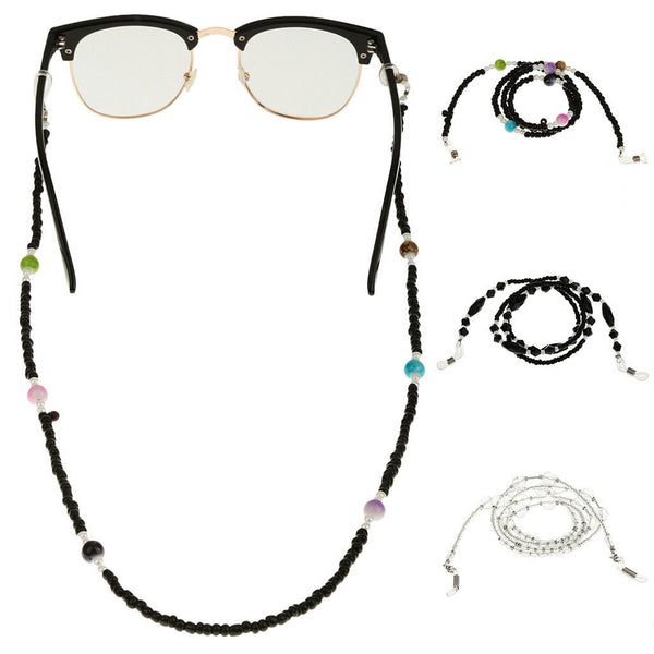 Glasses Strap Neck Cord Sunglasses Eyeglasses String Lanyard Holder Clear