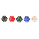 Pack of 50 D12 Dice 16mm Multicolored Die with Dice Bag for Children Kids Xmas