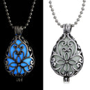 Lovely Wishing Tear Drop Fairy Glow in the Dark Steampunk Pendant 0HK