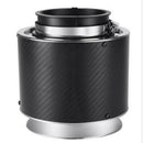 New 3 Inch 76Mm Inlet/5 Inch Carbon Fiber Hi-Flow Air Filter for Cold Air/S