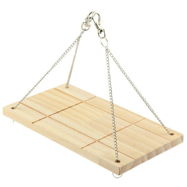 High Quality Wooden Bird Parrot Stand Swing Toys Parrot Pet Supply