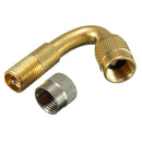 Pairs 45 Degree Tyre Valve Extension Adaptor Motorcycle Car Tire Stem Exten I1O1