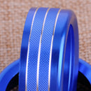 Alloy Blue A/C Switch Knob Ring Cover Trim Decor fit for Alfa Romeo Giulia 2017