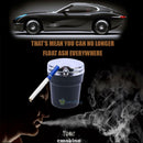 Portable Car Travel Ashtray Cigarette Cylinder Ash Holder Ashtray with LED Light