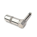 Right Angle 6.3mm Male Mono Phone Plug Guitar Audio Mic Cable Connector Jack Del