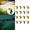 16 Pieces Heavy Duty Plastic Impact Head Sprinkler, 25-360 Degree Rotating Range