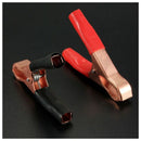 2Pcs Electrical Crocodile Alligator Car Caravan Van Battery Test Lead Clips