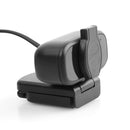 720P Webcam w/ Privacy Cover Built-in Microphone USB Plug N Play Web Camera