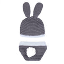 2pcs/Set Infant Baby Photography Props Clothes Rabbit Shaped Hat+Shorts