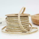 1 Roll Natural Jute Burlap Ribbon Lace Trims Tape Wedding Decor New X0V0 G6 R2M1
