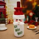 1 pcs Cartoon Santa Wine Bottle Cover Bag Christmas Dinner Xmas Table Decor