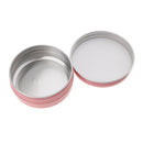 8x 60ml Aluminum Tin Cans Screw Top Round Metal Lip Balm Tins Containers Jar