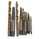 10x Screw Extractor Set Easy Out Drill Bits Guide Broken Screw