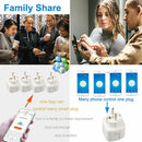 16A WiFi Smart Remote Control Socket Plug Timer Switch Outlet For Alexa Google S