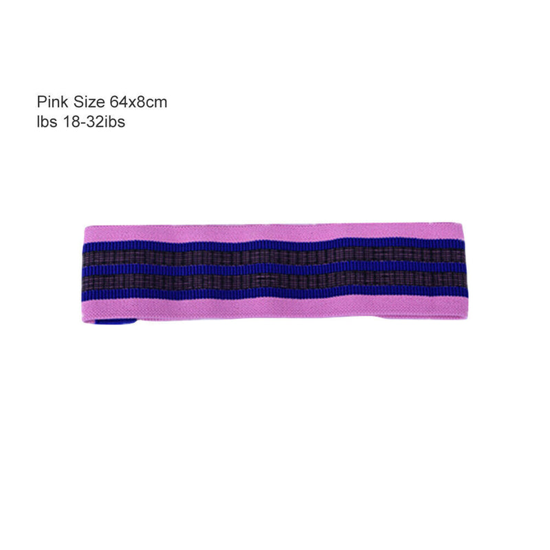 3pcs Hip Squat Resistance Band Anti-slip Booty Leg Loop with Carrying Bag A