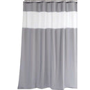 Shower Curtain Grey and White 72 x 72 Inch, Fabric Shower Curtain