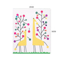Kids Child Handmade DIY Button Painting Animal Craft Stickers Pictures Kits