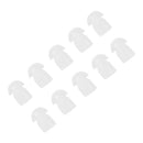 10pcs Silicone Air Duct Transparent Earphone Earpieces Earbud Earplug Heads A