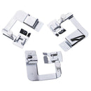 3Pcs  Rolled Hemmer Hem Foot 1/2", 3/4", 1" for Singer Janome Brother