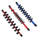 3PC Mountable Sliding Holder Rail Rack Tool Storage 1/4 3/8 1/2 Socket Organiz%!