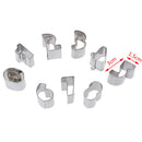Stainless Steel Mold  Number Cutter Cookie/Fondant Cutter Set Cake DecoratingME