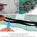 Folding Fishing Net Baits Crab Crawdad Shrimp Minnow Fishing Bait Trap Cast O4Y9