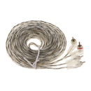2RCA Male to 2RCA Male Plastic Shell Stereo Audio Cable, RCA Cable - 5m