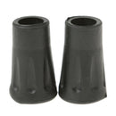 4 Pieces  Rubber Trekking pole cap Hiking pole tip Walking stick tips 4cm Black