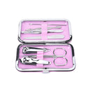 7pcs Nail Care Cutter Cuticle Clipper Manicure Pedicure Kit Case Gift Set OZ
