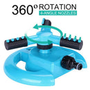 Outdoor Lawn Sprinkler 360 Degree Automatic Rotating Portable Lawn Sprinkle J7S5